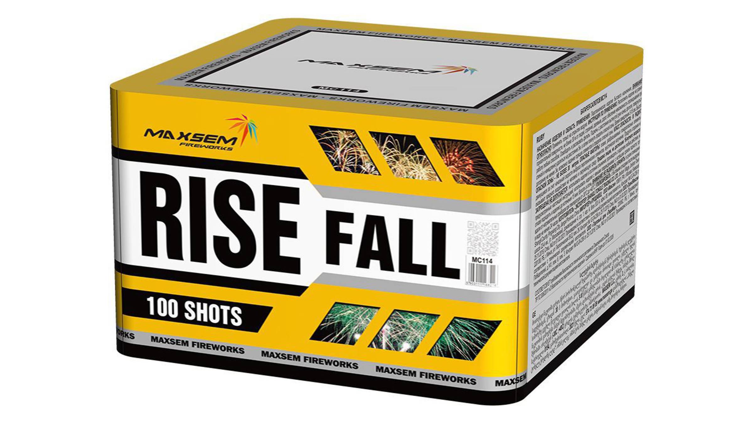 MC114 Салют "RISE FALL" (0,8" х 100 залпов) "Maxsem" смотреть онлайн