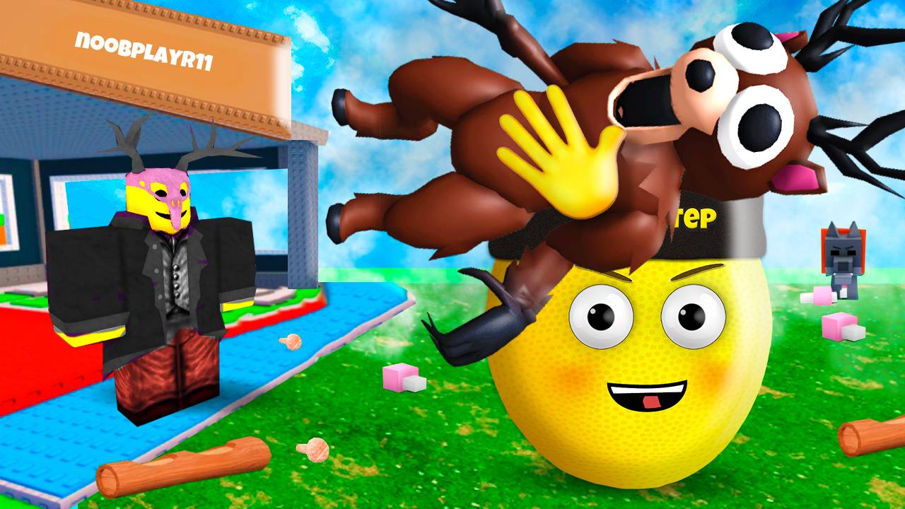 УКРАЛ ОЛЕНЯ 99 ДНЕЙ В ЛЕСУ в ROBLOX! смотреть онлайн