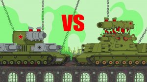 КВ-44 Паразит vs КВ-6 Гибрид - Мультики