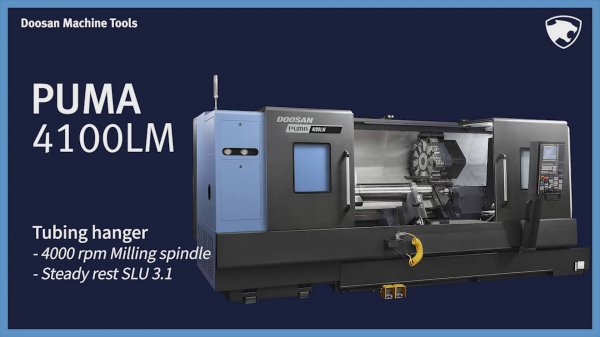 Токарный обрабатывающий центр PUMA 4100LM DOOSAN