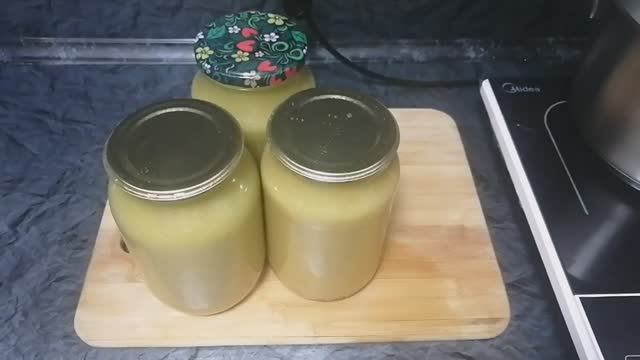 Пюре яблочное на зиму смотреть онлайн