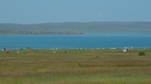 Соленое озеро Белё (Хакасия).