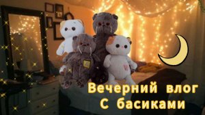Басики и Лили вечером 🌆. Чем занимаются Басики и Лили вечером🌃  КотоКсю 🐱