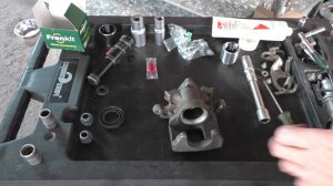 Переборка задних суппортов на Mitsubishi ASX Мицубиси АСХ 1,8 2013 года 2часть