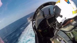 Посадка на американский авианосец "Теодор Рузвельт"