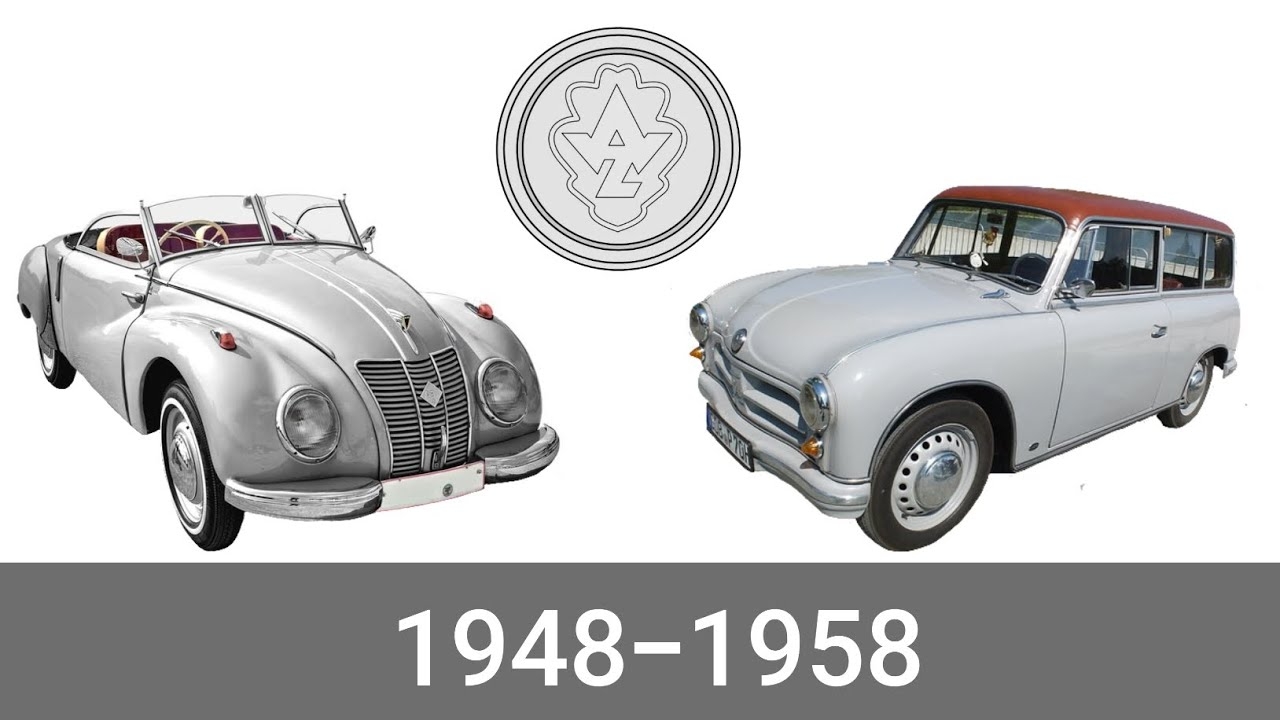 Эволюция AWZ | Automobilwerk Zwickau | с 1948 года по 1958 год смотреть онлайн