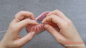 Пинетки крючком / 11 см