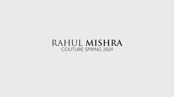 Показ коллекции Rahul Mishra Haute Couture весна-лето 2024