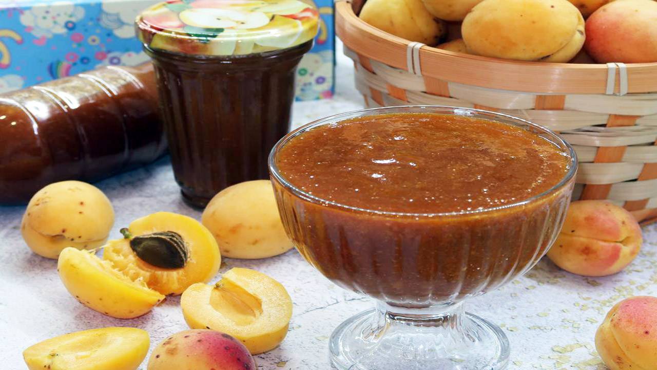 Варенье из абрикосов без варки. Абрикосы протёртые с сахаром на зиму смотреть онлайн