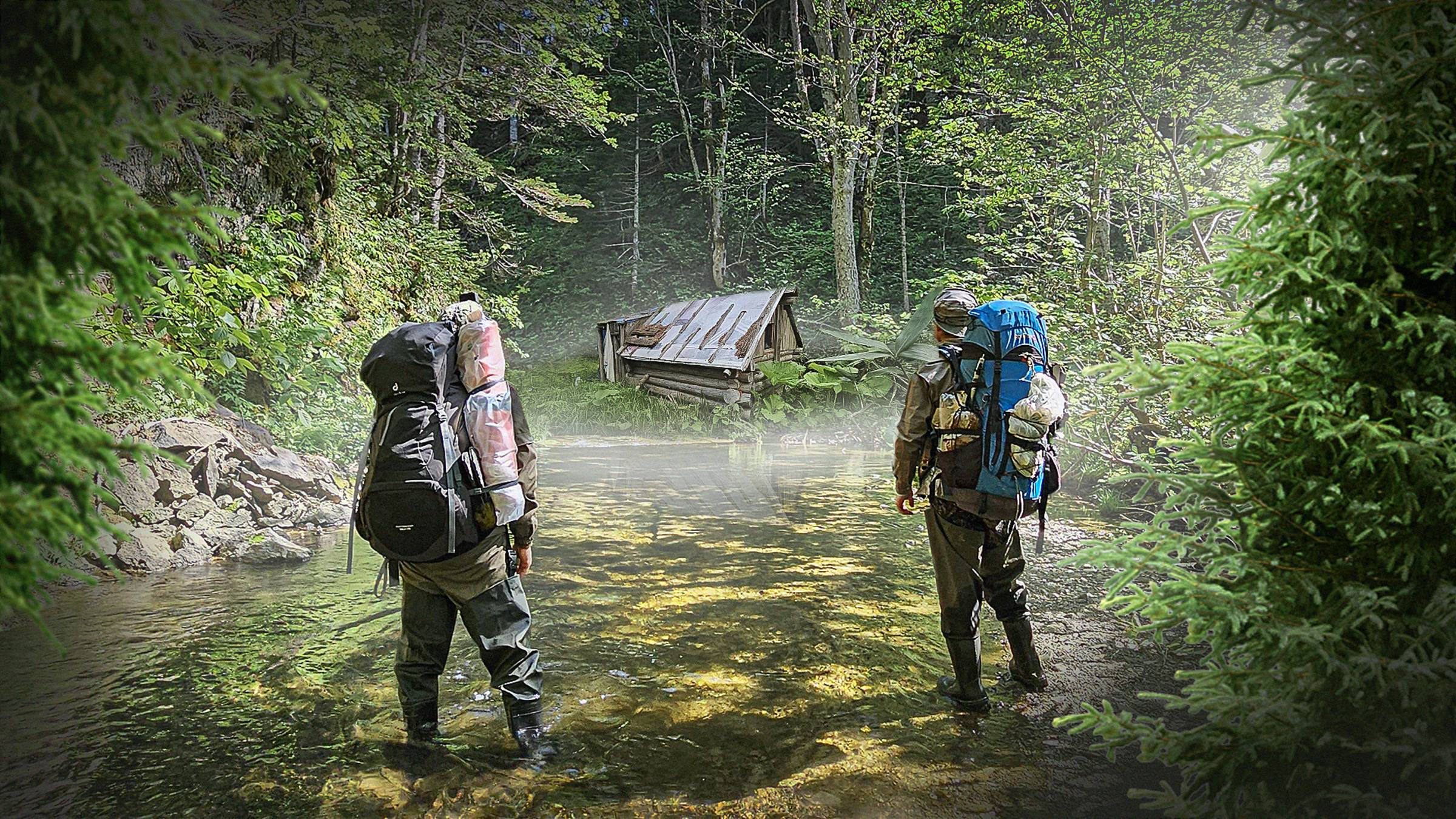 4 ДНЯ В ГЛУХОЙ ТАЙГЕ - ПОИСК ЗАТЕРЯННОЙ ИЗБЫ и РЫБАЛКА на ДИКИХ РЕЧКАХ