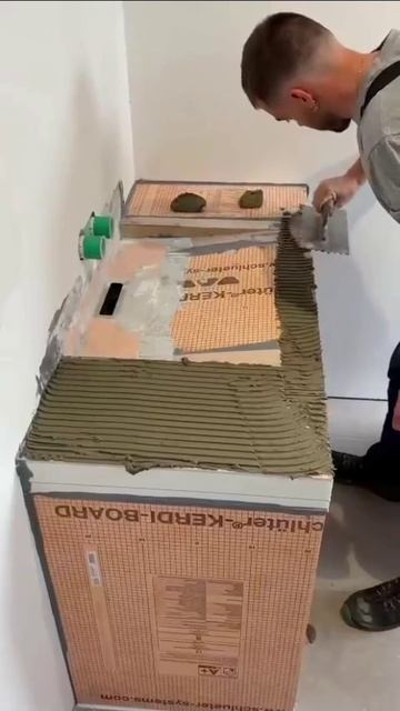 Установка раковины