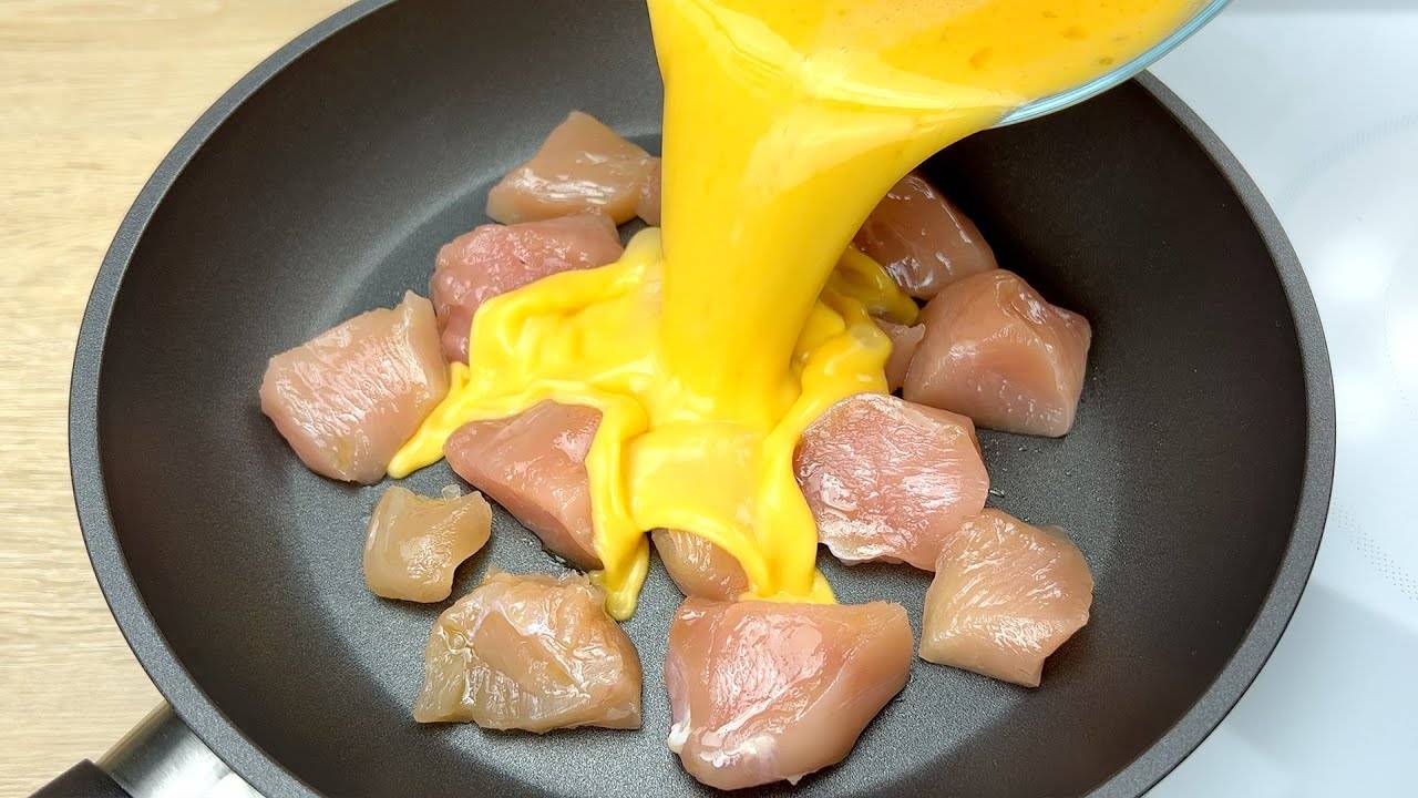 Приготовьте таким образом куриное филе с яйцами, и результат будет вкусным