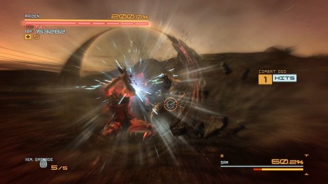 потное прохождение Metal Gear Rising на сложности Revengeance