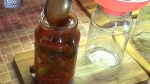 Хрустящие ОГУРЦЫ С КУТЧУПОМ НА ЗИМУ! ГОТОВИМ ОБАЛДЕННУЮ ЗАКУСКУ на зиму. Рецепт проверенный годами