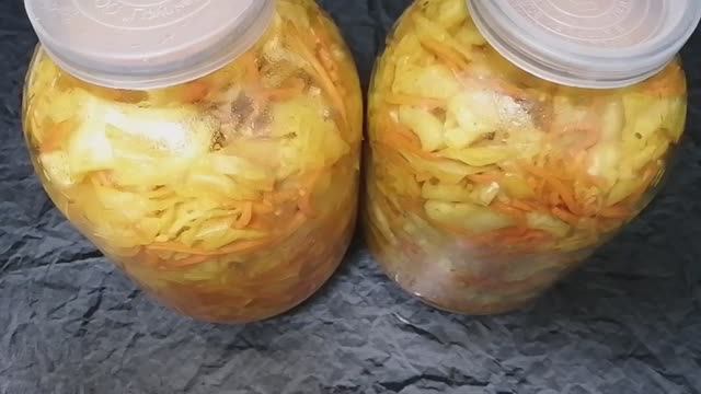 Капуста по корейски на зиму в банках смотреть онлайн