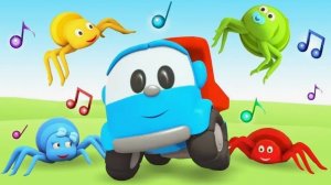 Песенка с Грузовичком Левой: Паучок | Мультик Игра для Детей | Развивающая игра для малышей