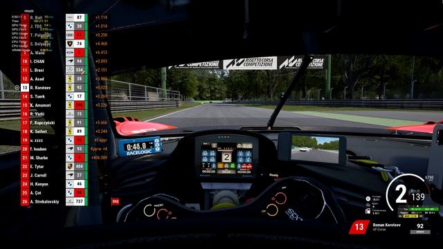 Assetto Corsa Competizione 2025.07.18 смотреть онлайн