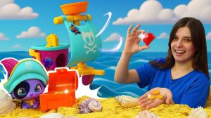 Тайны пиратского корабля QT Kitties 🐈🏴☠️ Собираем корабль и ищем сокровища!