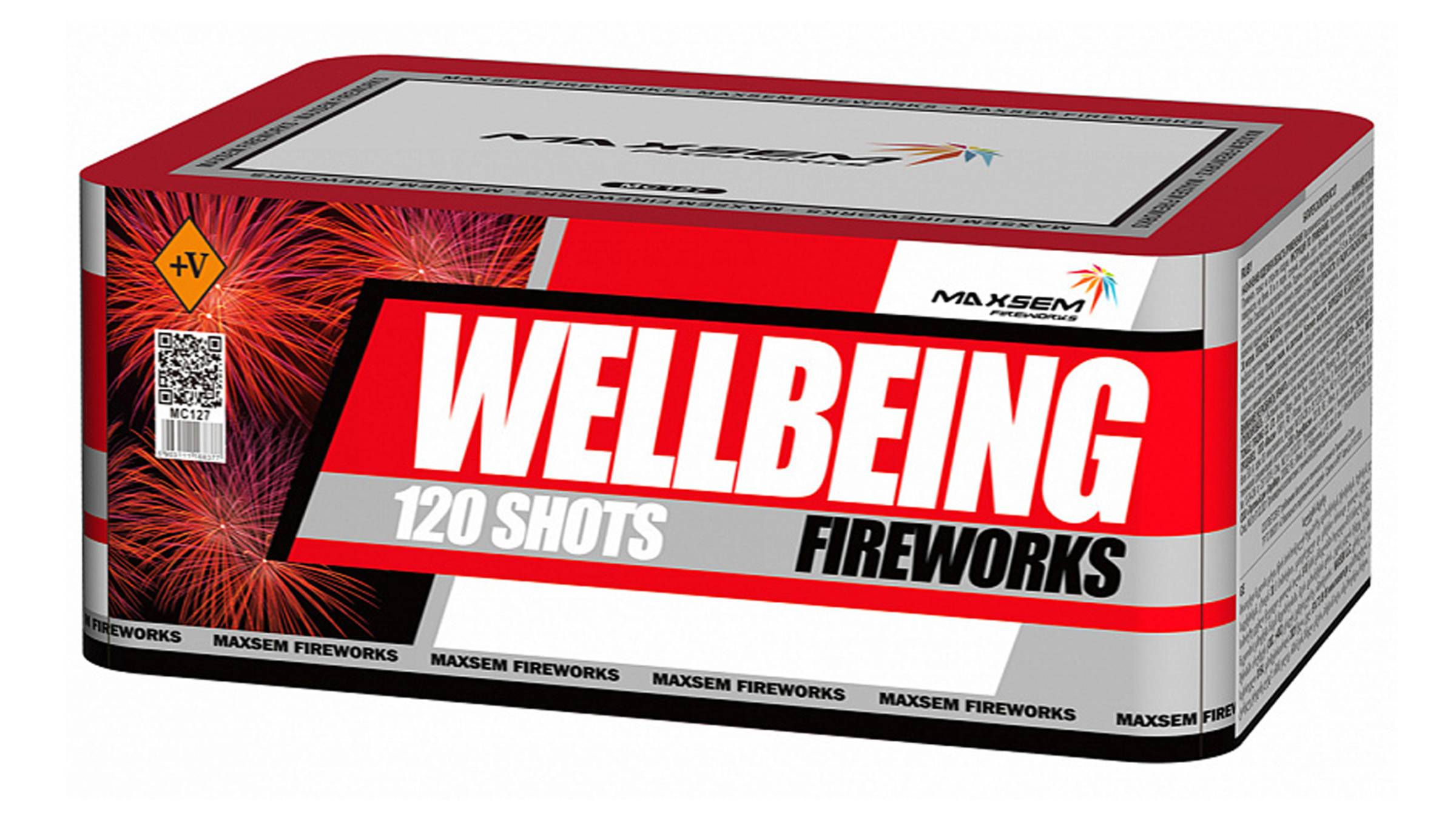 MC127 Веерный салют "WELLBEING FIREWORKS" (0,8" х 120 залпов) "Maxsem" смотреть онлайн
