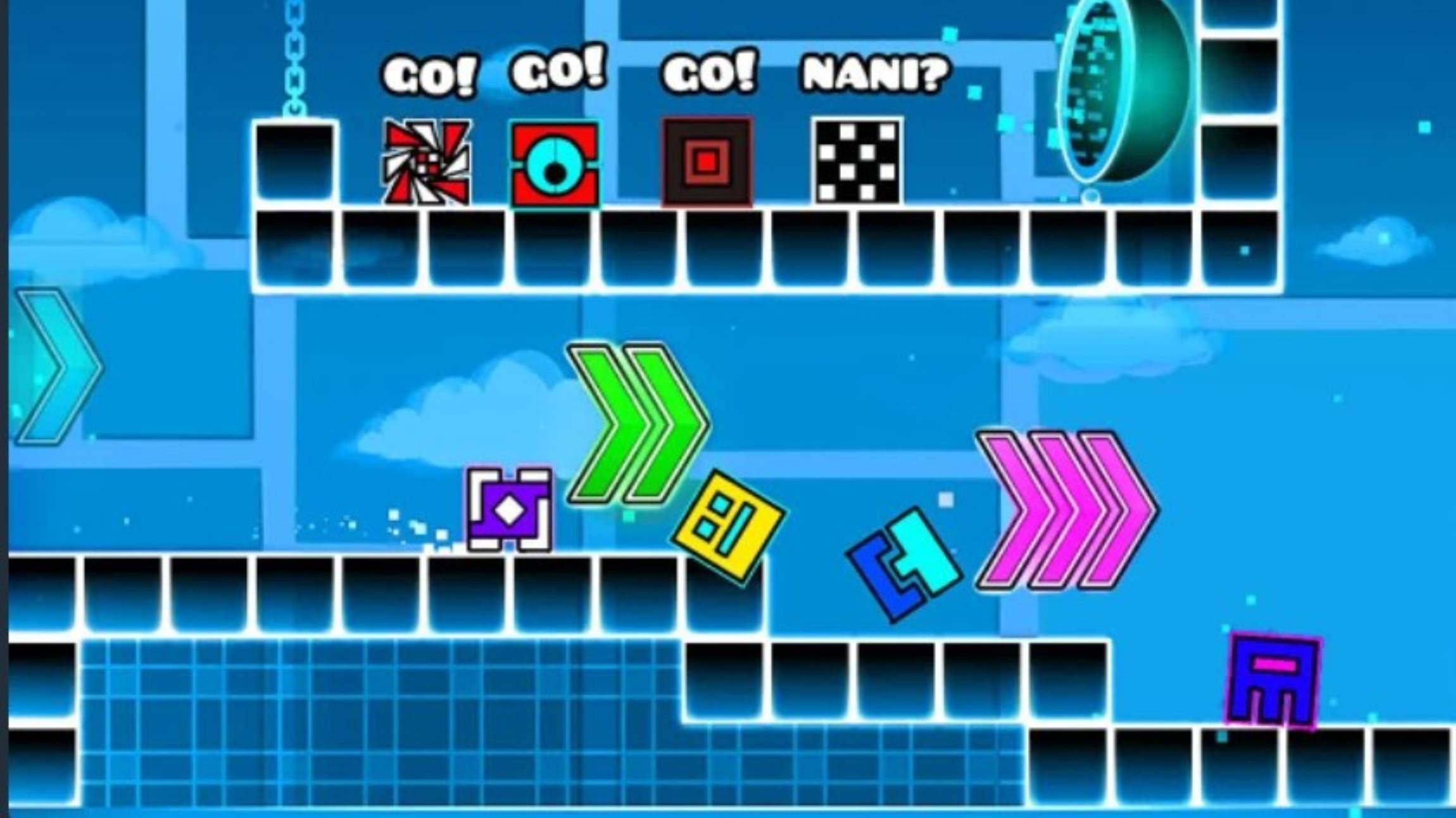 ЧтОО? ICONS RACE от VegasKoneko / Geometry Dash смотреть онлайн