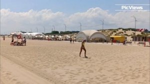 Анапа пляж Джемете и Витязево сегодня 18 июля 2025. Море, погода в Анапе сейчас. Есть ли мазут