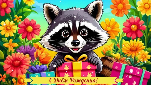 С Днём Рождения! Поздравление Открытка КЛАССНОЕ Видео смотреть онлайн