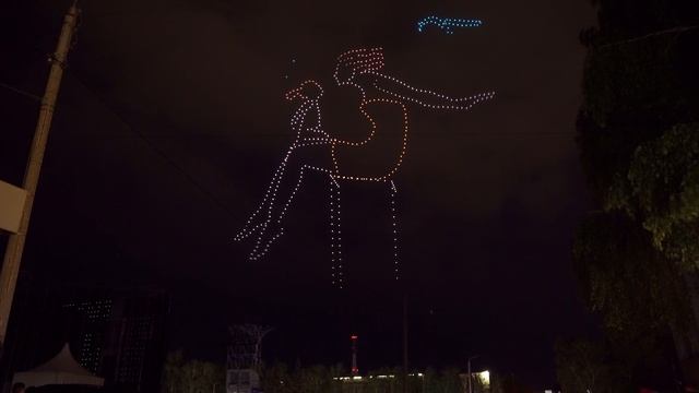 Шоу дронов на фестиваль SODA-FEST в Стерлитамаке смотреть онлайн