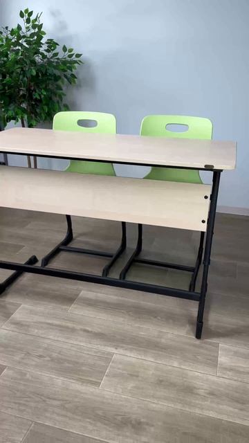 Стул SHT-S-TN22 зеленый / антрацит
Cтол SHT-TN11 двухместный берёза / антрацит смотреть онлайн