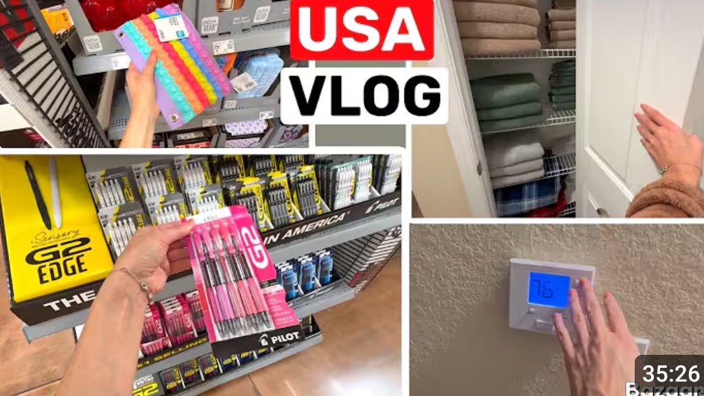 США ВЛОГ Уже Back to school Тревожный вечер Семейный ВЛОГ смотреть онлайн