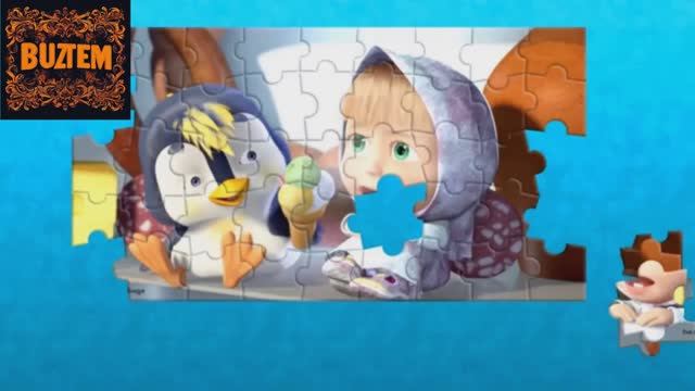 Мини игры С Машей! собираем пазлы под веселую музыку с Машей! смотреть онлайн