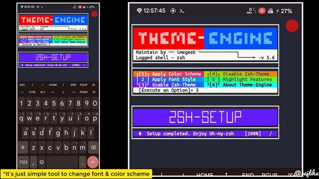 Termux Customization | T-Header | Theme Engine | Termux-Monet | rajbhx смотреть онлайн