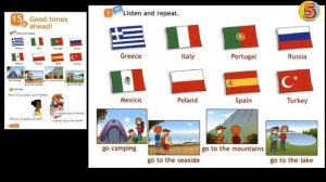 Spotlight 4. Student book. Page 122 . Exercise 1. Английский язык. 4 класс. Listen and repeat.