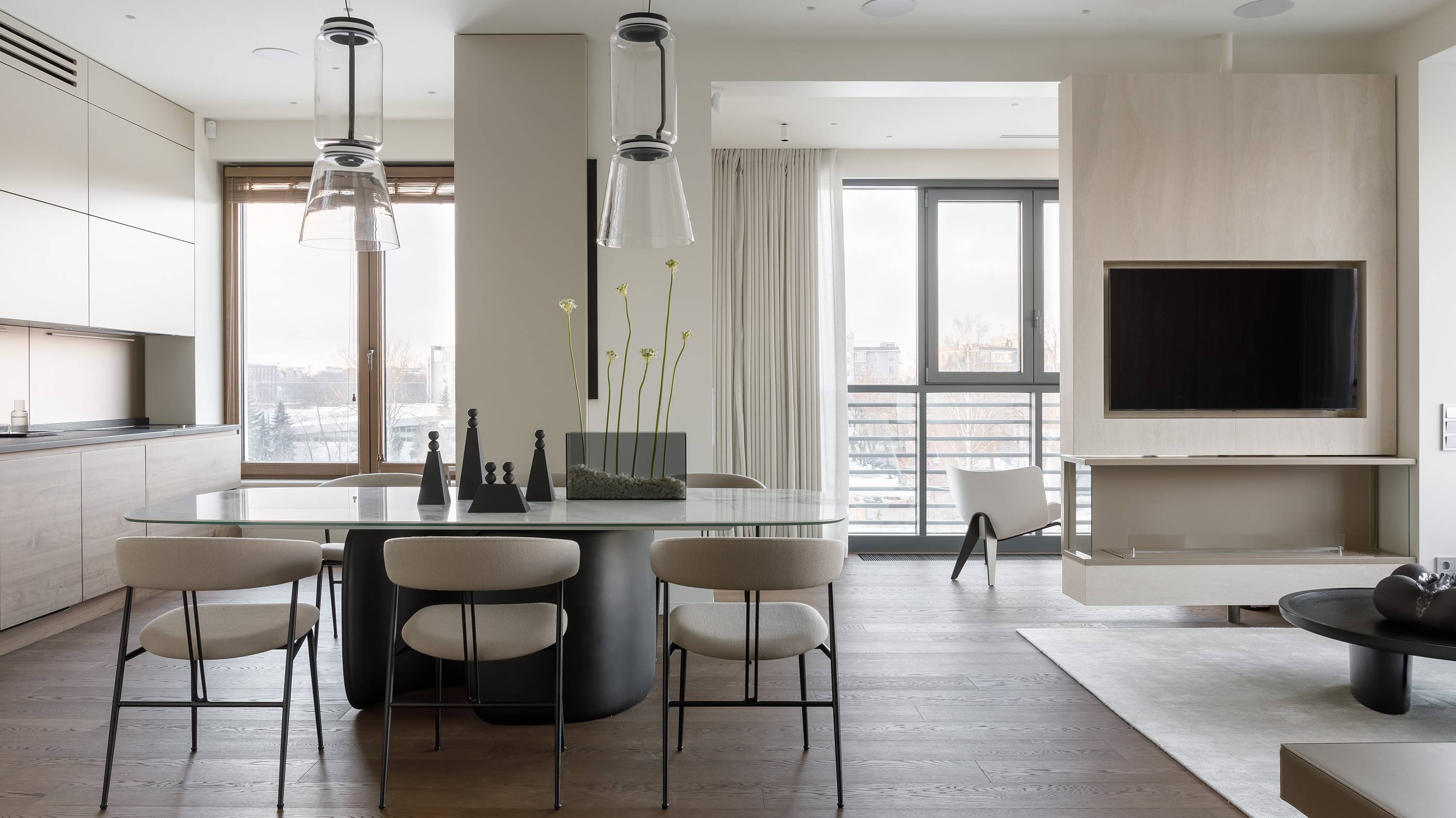 Премиальный дизайн интерьера квартиры от Background Studio. ЖК 