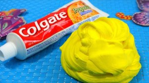 Слайм из зубной пасты. Как сделать слайм своими руками