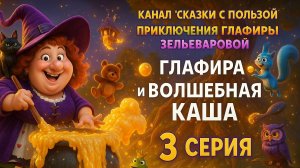 Глафира Зельеварова |3 серия | 🧙♀️ мультик для детей | детский Мультфильм | сказки с пользой | тв