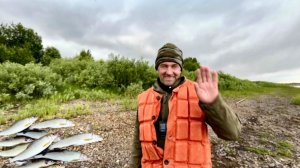 Рыба кишит. Река забита хариусом. Крупняк на каждый заброс.