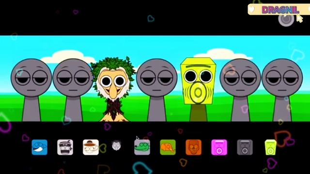 игра СПРУНКИ! музыкальные игра СПРУНКИ! Sprunki incredibox music! смотреть онлайн