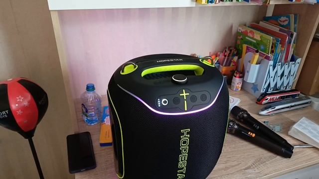 HOPESTAR PARTY BOX 600 черного цвета с 2 Микрофонами 300 Ватт ✅ Видеоотчет г. Балашиха 🔥 смотреть онлайн