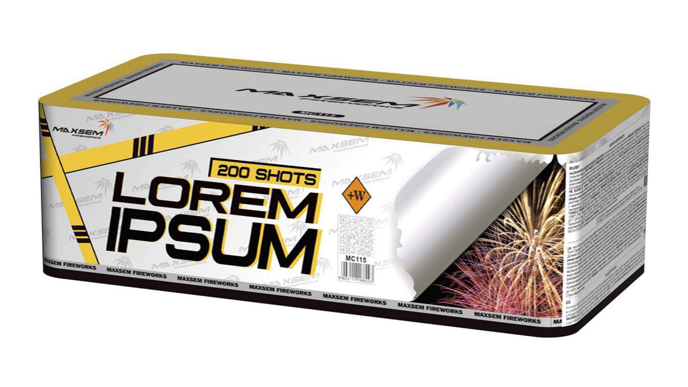 MC115 Салют "LOREN IPSUN" (0,8" х 200 залпов) "Maxsem" смотреть онлайн