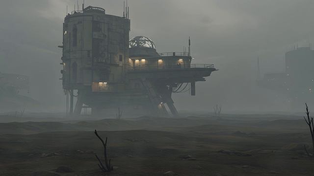 FORGOTTEN SKY Dark Dystopian Ambient Alien World Soundscape Dystopian Ambience, Background