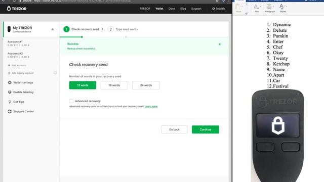 Сколько времени займет Перебор SEED фразы из 12 слов?