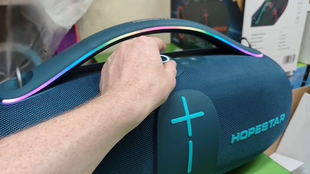 HOPESTAR A86 СИНЯЯ С Ручкой и ремешком + Микрофон + 450 Ватт 🔥 Видеоотчет Лежнево ✅ смотреть онлайн