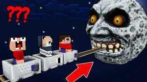 МЫ ПОПАЛИ ВНУТРЬ ЛУНЫ ПОЖИРАТЕЛЯ В МАЙНКРАФТ! | Глазастая Морда Minecraft