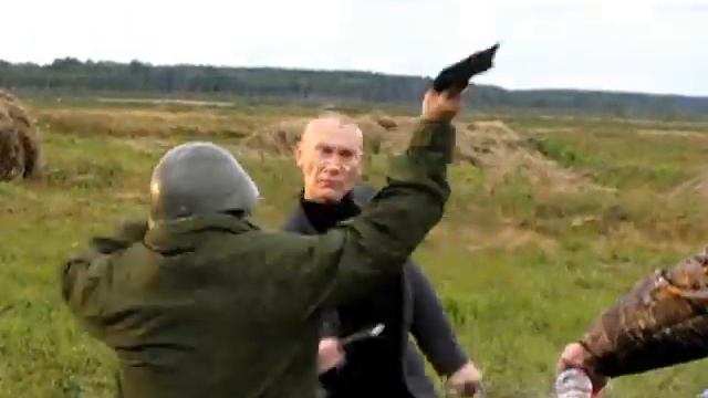 На съёмках фильма Соловей разбойник. Сцена боя. смотреть онлайн