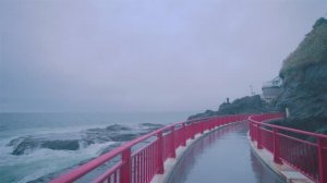 🇯🇵 Япония - дождливое утро в Эносиме ⧸ пианино + звук дождя / 2025