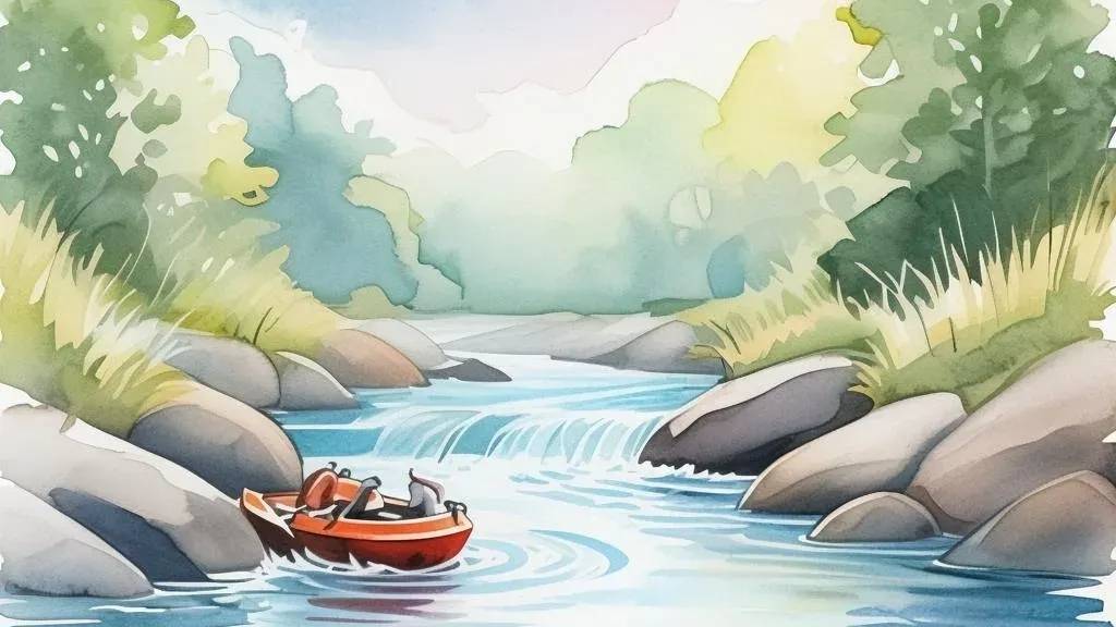 Сплав по реке Тошня. д.Лапач