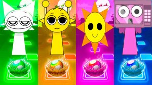 КОМАНДА ВЕСЕЛЫХ СПРУНКИ VS КОМАНДЫ СОЛНЕЧНЫХ СПРУНКЕ 157 уровень | МУЛЬТФИЛЬМЫ SPRUNKI в Tiles Hop