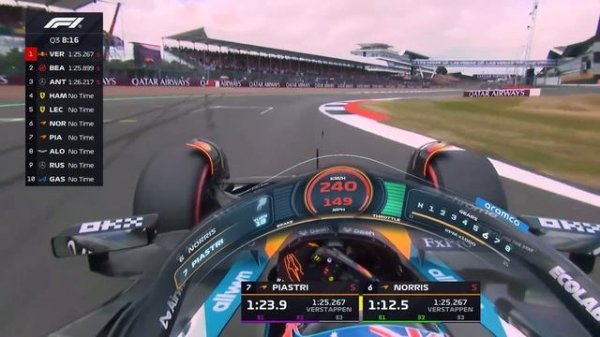 Qualifying Highlights | 2025 British Grand Prix
