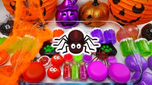 Хэллоуин слайм 🧙♀️🕷 | Жутко красивый и блестящий! | Kittyslime