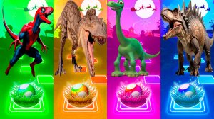 Динозавры 153 уровень - Мультики про Динозавров | МУЛЬТФИЛЬМЫ ДИНОЗАВРЫ в Tiles Hop